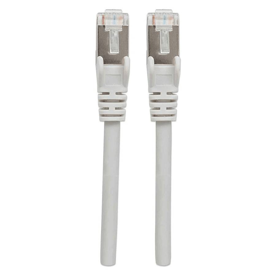 Patchkabel Cat6a-Stecker/Cat7-Rohkabel 10m grau