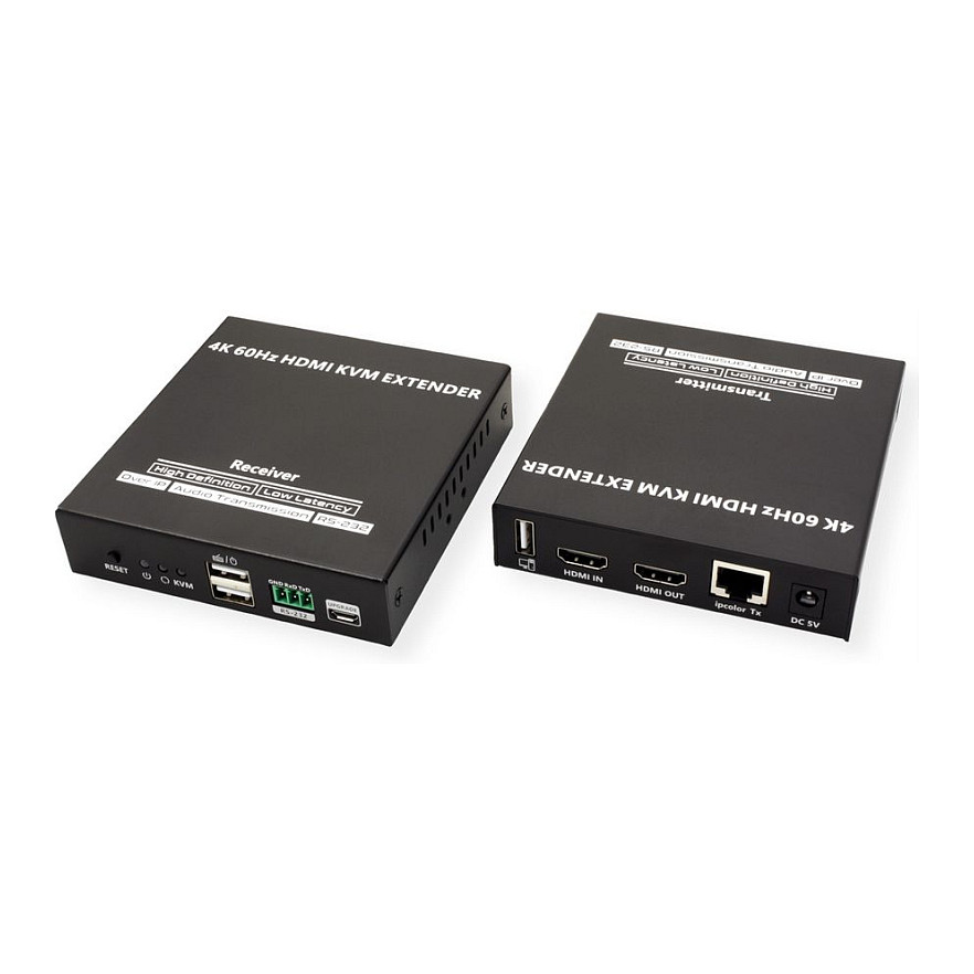 KVM Verlngerung ber Cat.6/6A. HDMI. max. 120m