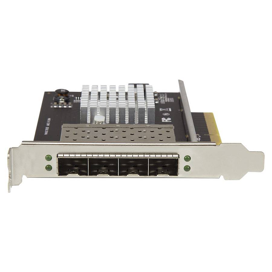STARTECH.COM Quad-Port SFP+ Server Netzwerkkarte - PCI Express - Intel XL710 Chip - 10 Gigabit Ethernet Karte - 4 Port NIC Karte