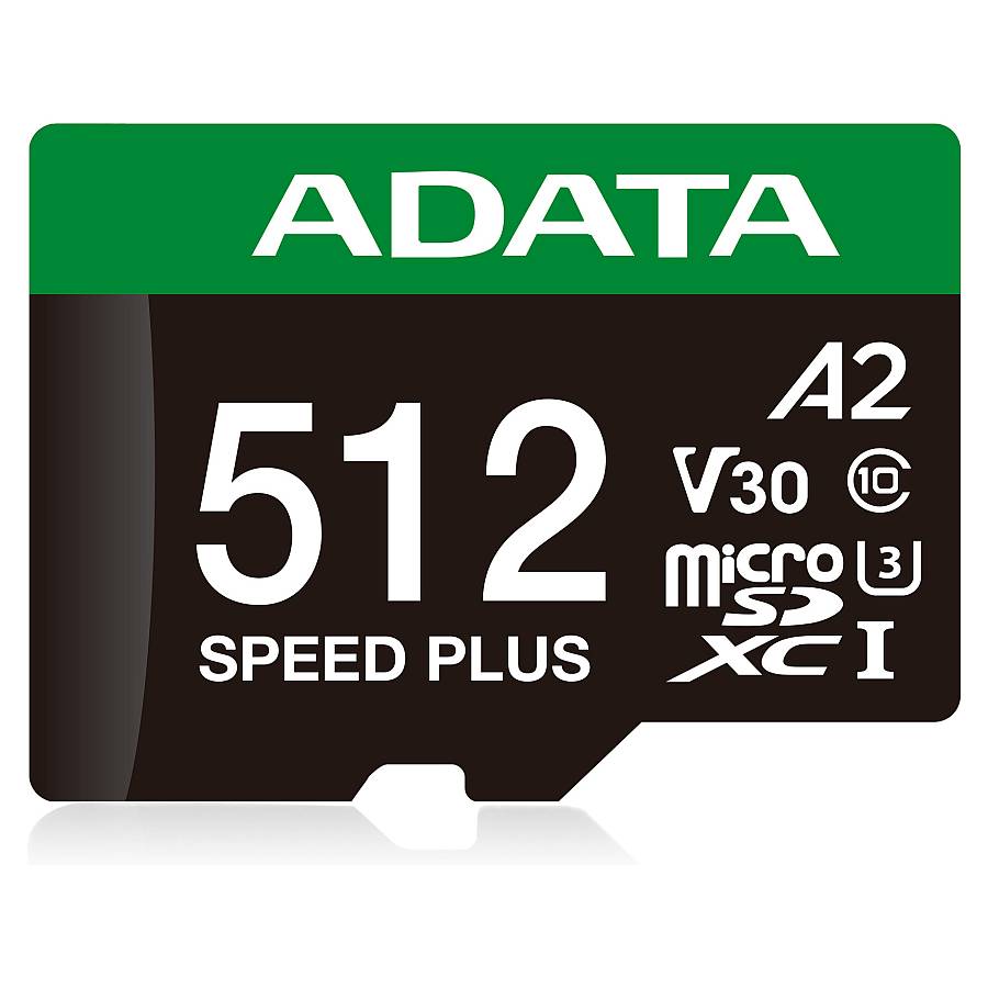 CARD ADATA SPEED PLUS microSDXC 512 GB (UHS-I U3. Class 10. V30. A2)