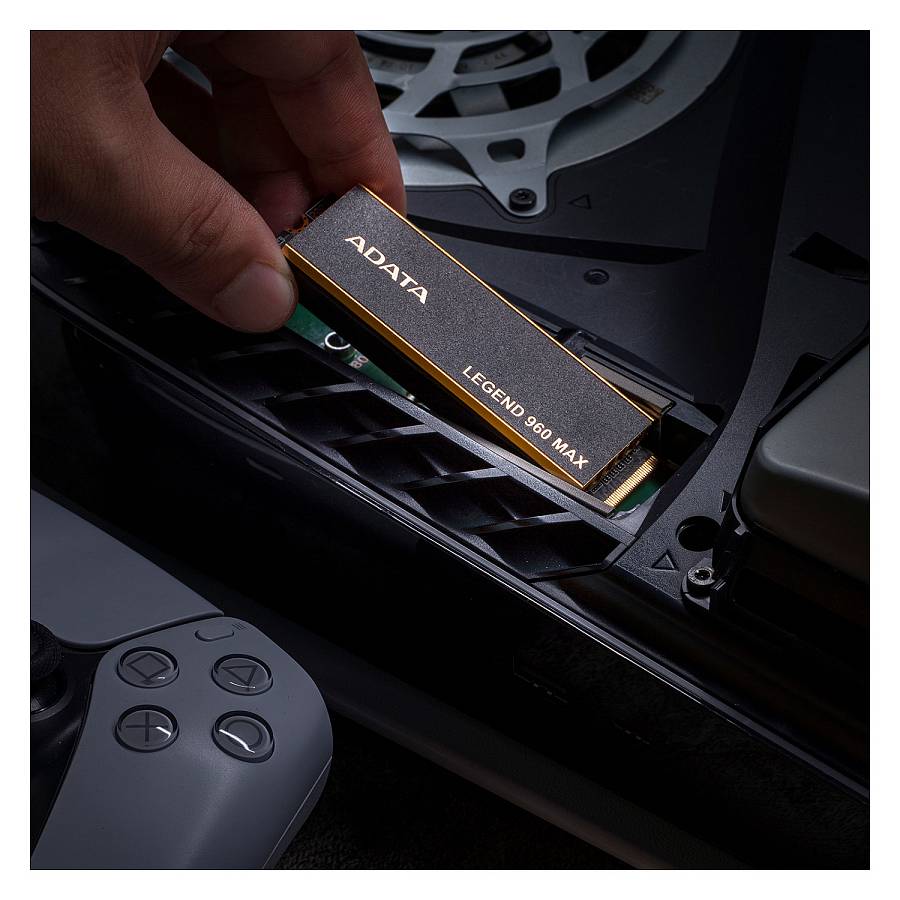 M.2 1TB ADATA LEGEND 960 MAX (dunkelgrau/gold. PCIe 4.0 x4. NVMe 1.4. 2280)