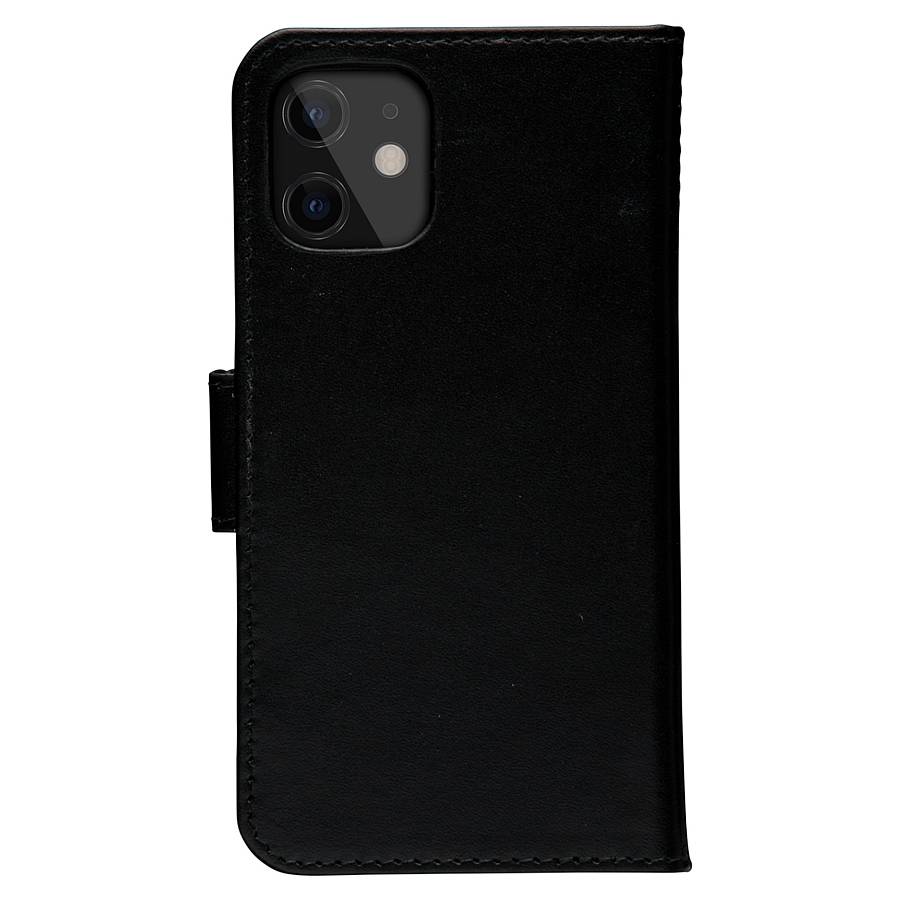 dbramante1928 Lynge - Flip-Hlle fr Mobiltelefon - genarbtes Leder - Schwarz - fr Apple iPhone 12 mini