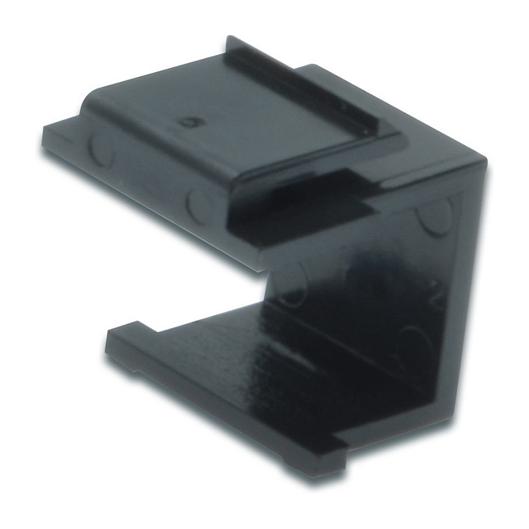 DIGITUS Blindplatte fr modulare Patch Panel. schwarz