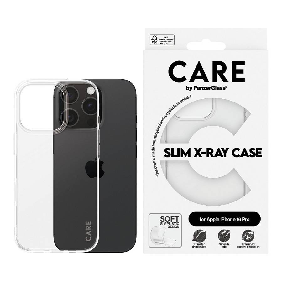 CARE Case Fashion X-Ray Soft Basic iPhone 16 Pro