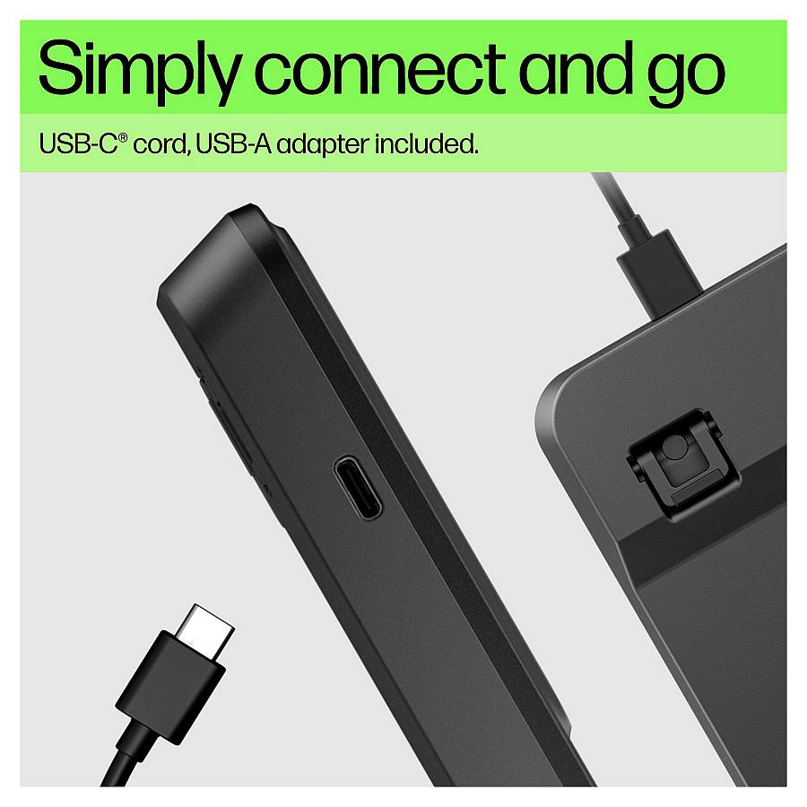 HP 405 Multi-Device Backlit Wired Keyboard