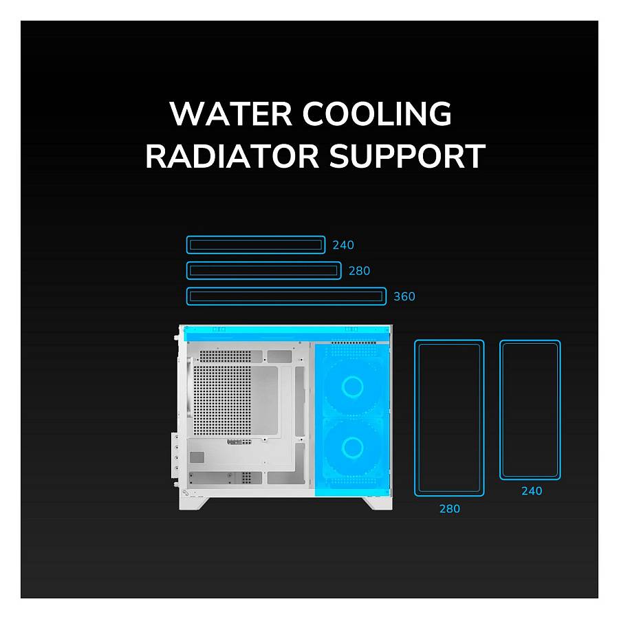 Mini COUGAR FV150. ARGB. Weiß