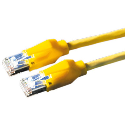 DRAKA Patchkabel Kat.6 Class E S/FTP UC900 TM21 LSOH gelb 0.5m