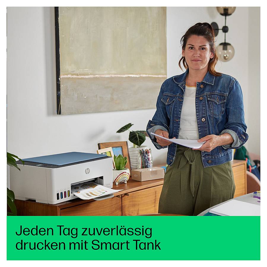 HP Smart Tank 5106 Farb Tintenstrahl Multifunktionsdrucker A4 Drucker. Scanner. Kopierer (4A8D1A#BHC)