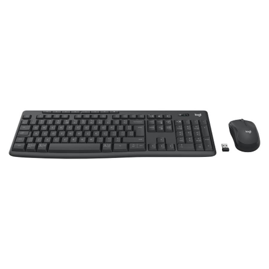 Logitech Desktop MK370 Wireless Black - US Layout