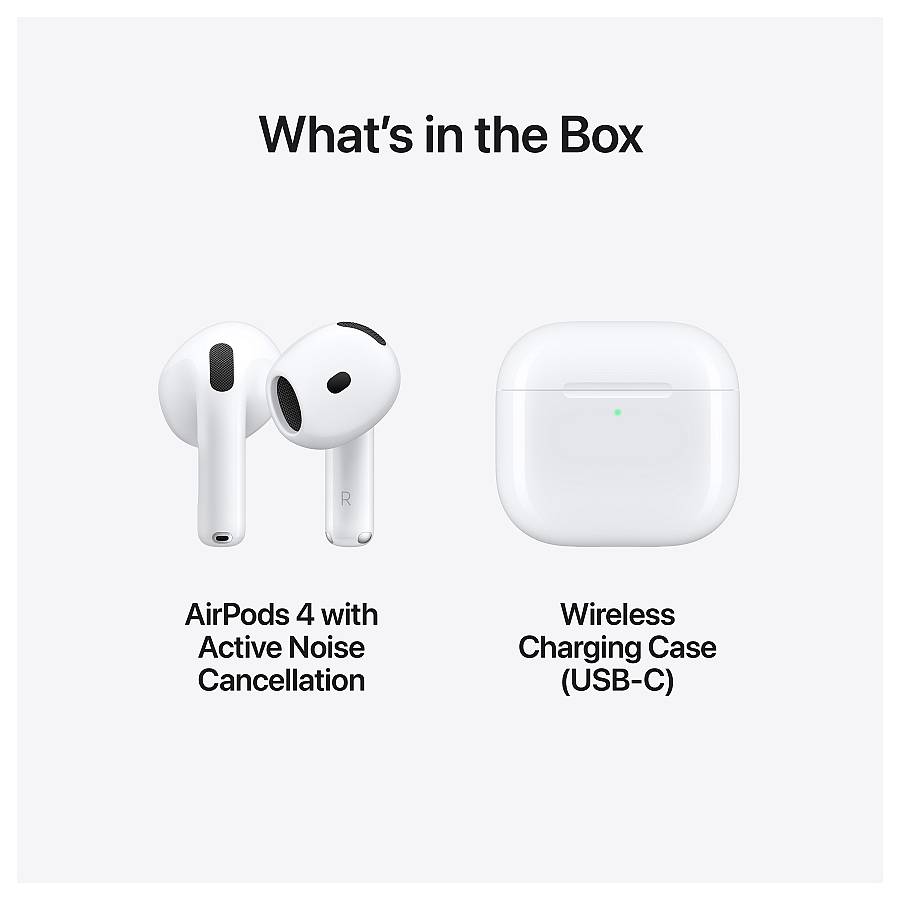 Apple AirPods 4 with Active Noise Cancellation