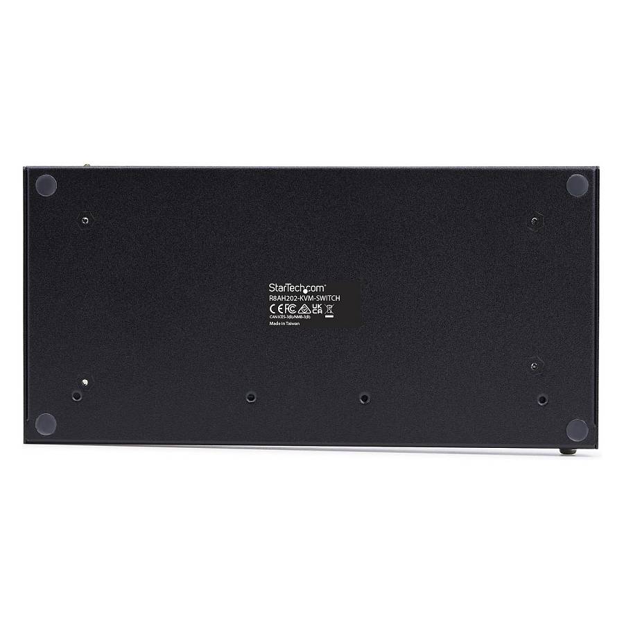 StarTech.com 8-Port HDMI KVM Switch w/1U Rack Mount Kit. 4K 60Hz