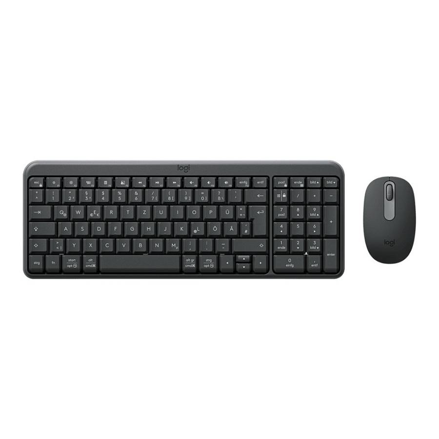 Logitech MK250 Wireless Keyboard and Mouse Graphite (DE)