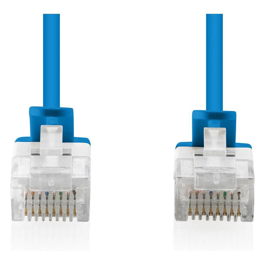 CAT 6 U-UTP Slim Patchkabel. 3 m. Schwarz