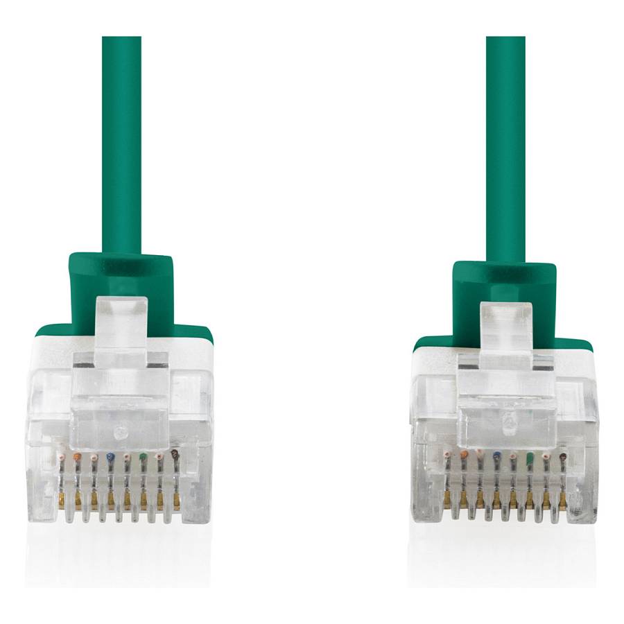 CAT 6 U-UTP Slim Patchkabel. 3 m. Grün
