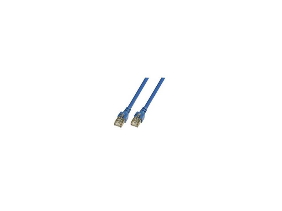 EFB RJ45 Patchkabel SF/UTP, Cat.5e, PVC, CCA, 2m, blau