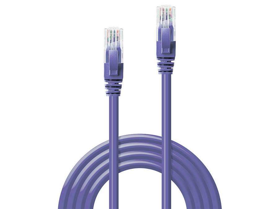 LINDY Patchkabel Cat6 U/UTP violett 5.00m