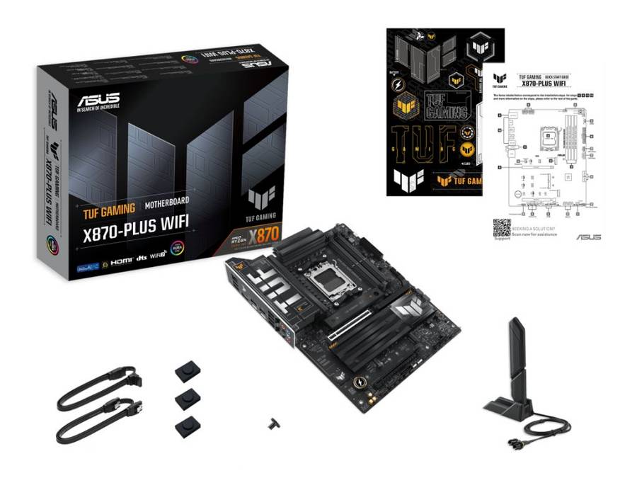 MB ASUS TUF GAMING X870-PLUS WIFI         (AMD,AM5,DDR5,ATX)