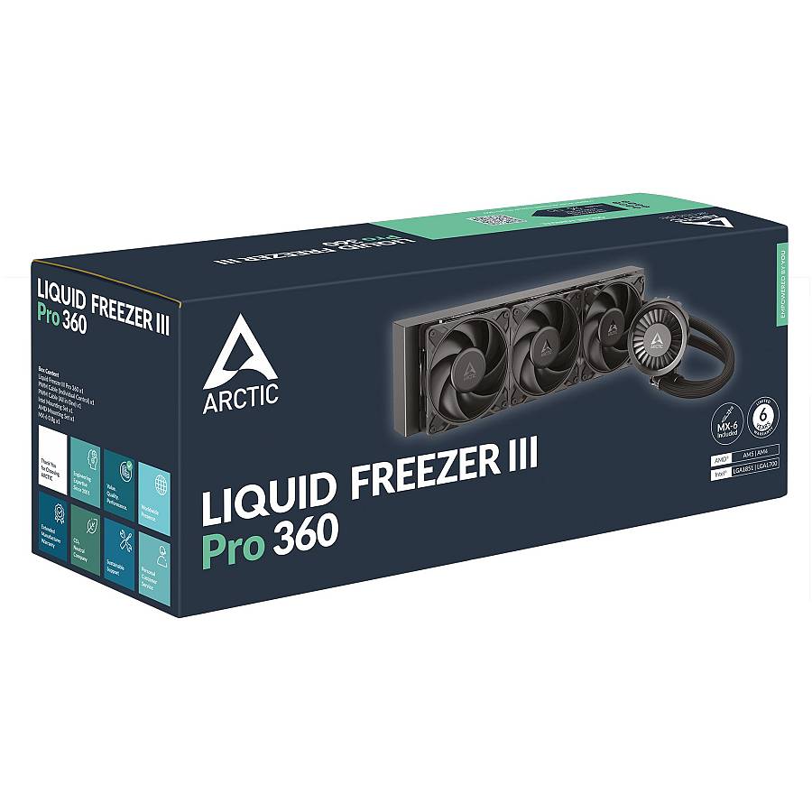 K Cooler Wasserkühlung Arctic Liquid Freezer III Pro 360 Black