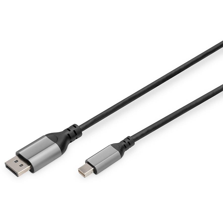 DIGITUS DisplayPort Adapterkabel mini DP->DPort St/St 8K 2m