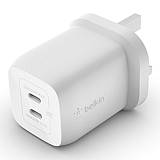 65W DUAL USB-C GAN WALL CHARGER WITH PPS, WH